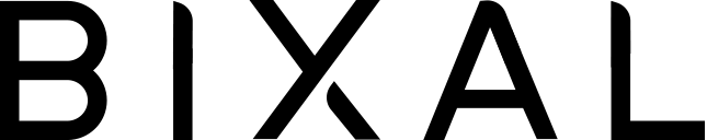 "BIXAL" written in black