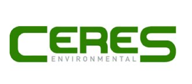 "CERES" written in green