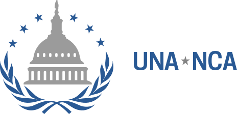The dome of the capitol building accompanied by the letters UNA-NCA